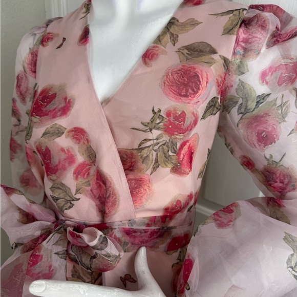 STORIA - Paisley and Floral Embroidered Mini Dress. D28 - Picture 10 of 15